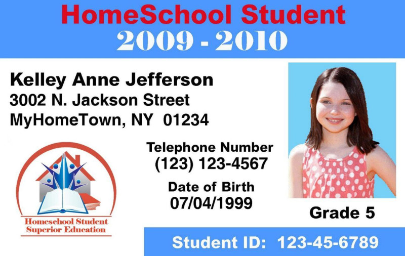 Home School ID Card