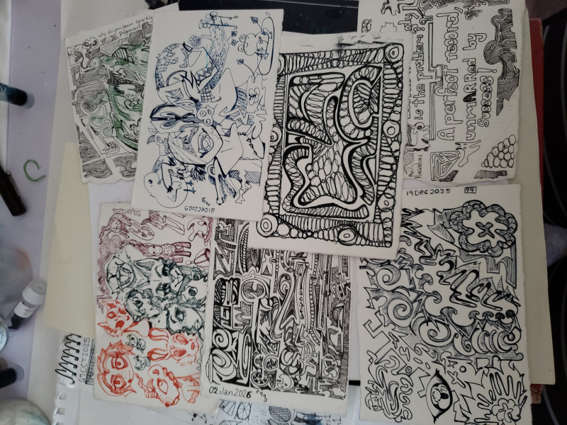 Traditional Ink Drawings